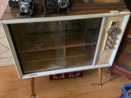 Vintage HG Palmer TV Converted to Display Cabinet with Sliding Doors