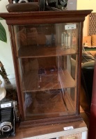 Antique Silky Oak Counter Top Glazed Display Case from Williams & Co. Sth Brisbane