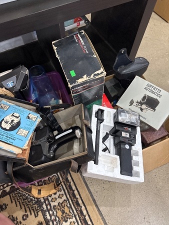 Assortment of Cameras & Equipment
