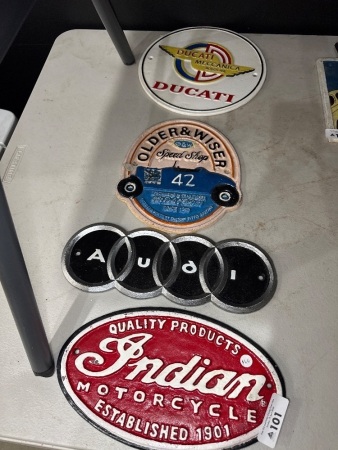 Repo Cast Iron Signs