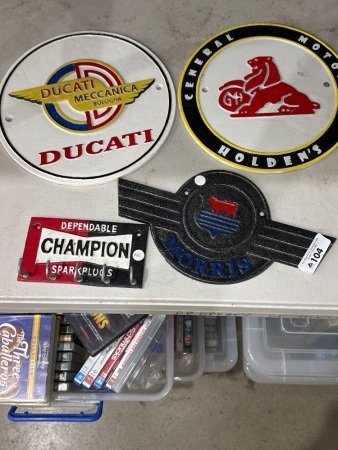 Repo Cast Iron Signs