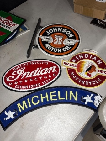 Repo Cast Iron Signs