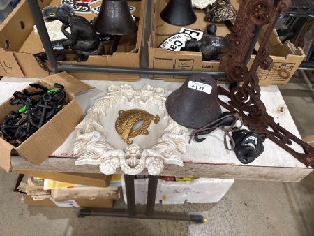 Repo Cast Iron anchor hooks, Wall Hanging Bell etc
