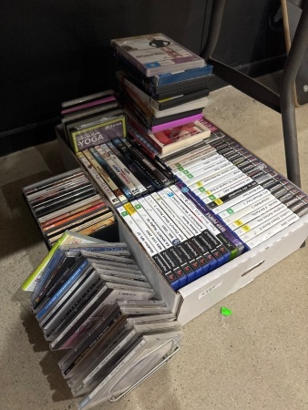 CDSs, DVDS & Playstation 2 Games