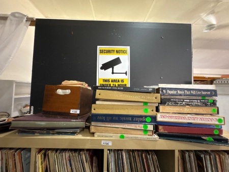 Lot of Boxed Mixed Genre Records - please note we do not inspect each record (quantity choice lots 130 to 134)