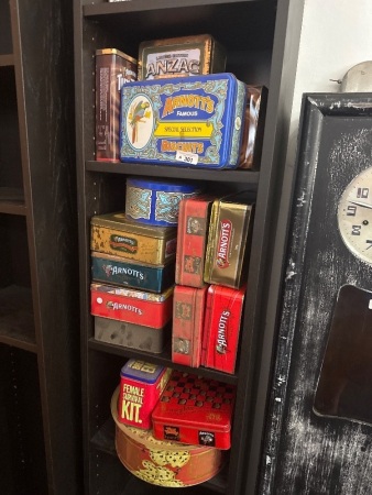 Large Lot of Vintage Tins