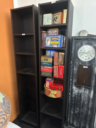 Modern Black Bookcase 2/2 (quantity choice lots 302 & 303)