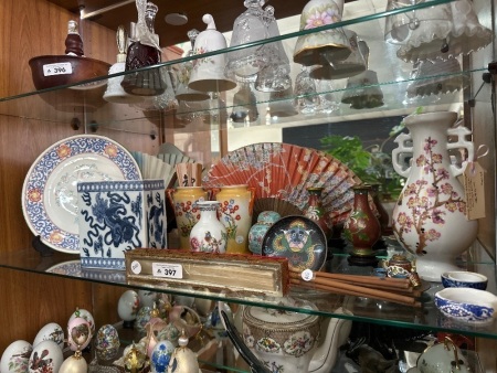 Selection of Asian Chinaware & Decor - Some Marked