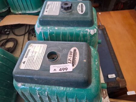 2 x LP-100 Air Pumps (quanity choice lots 498 - 501)