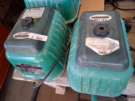 2 x LP-100 Air Pumps (quanity choice lots 498 - 501)