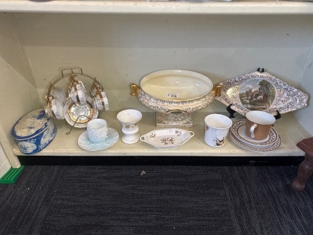 Royal Grafton, Spode, Empire England & Japan Gold Look Chinaware