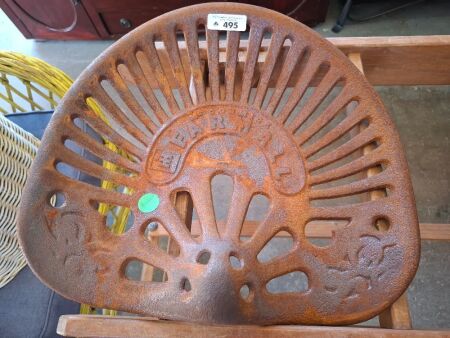 McCormick Farmall Tractor Seat (choice lots 495 - 497)