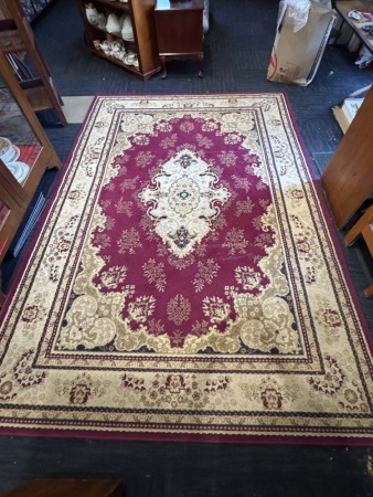 Large Traditional Style Red Rug