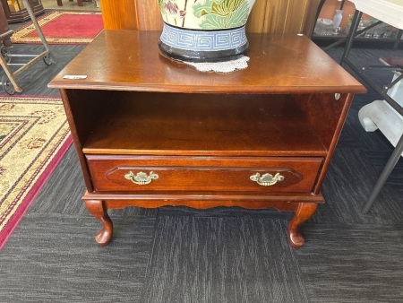 Vintage Style Wooden Single Drawer Side Table