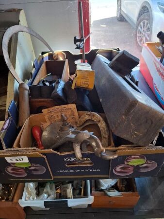 Misc Lot - Incs Food Grinder, Saws & More