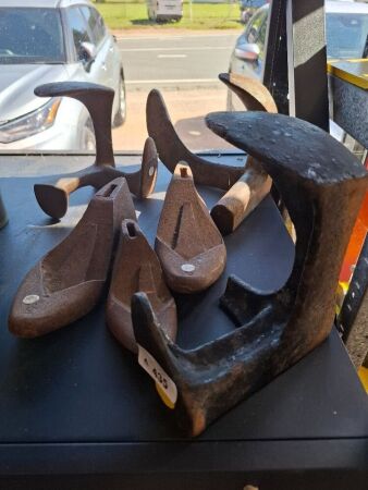 Selection of Cast Iron Shoe Lasts