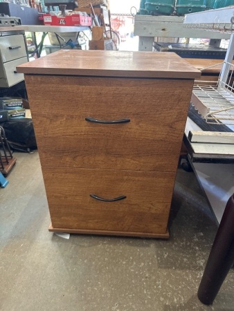 Two Drawer Bedside Table