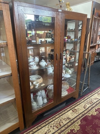 Glass Display Cabinet (contents not included)