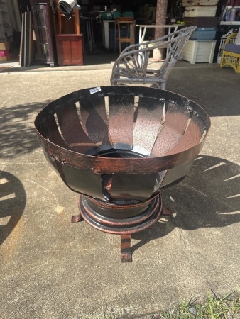 Medium Sized Metal Art Fire Pit by Ted Moran