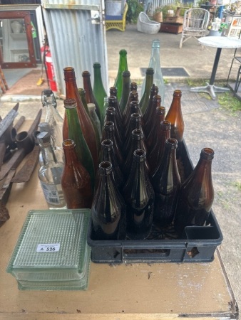 Large Selection of Glass Bottles