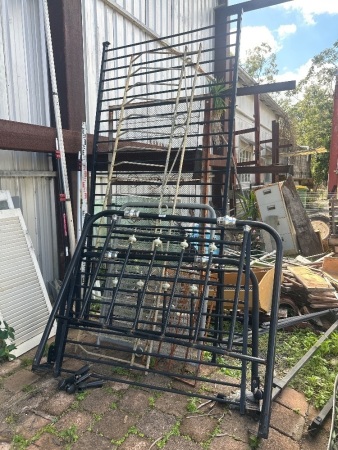 Mixed Metal Lot, Incs Bed Frame & Metal Fencing