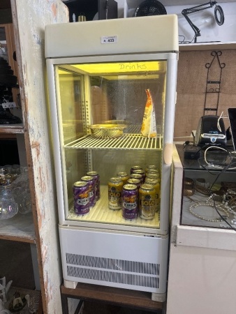 Cafe Style Drinks Fridge, in working order (contents not included)