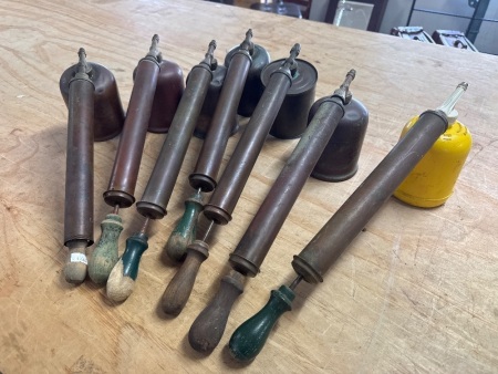 7 Brass & Copper Spray Guns