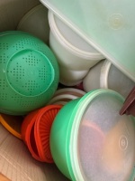 Large Box Full of Retro Tupperware - 2