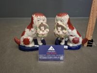 Pair of Staffordshire Style Dogs