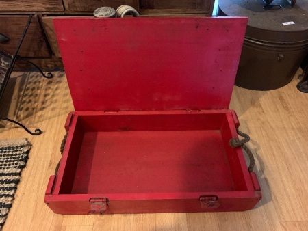 Vintage Timber Railway Tool Box