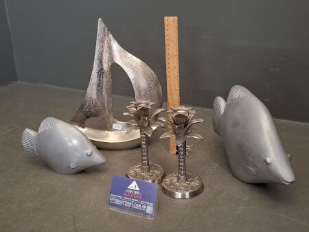 Silver Look Decorator Items