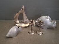 Silver Look Decorator Items - 2