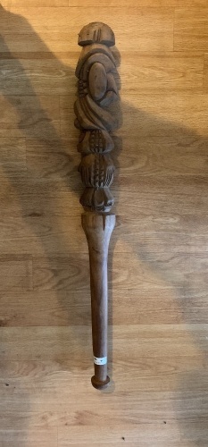 Hand Carved Ceremonial Club