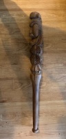 Hand Carved Ceremonial Club - 2