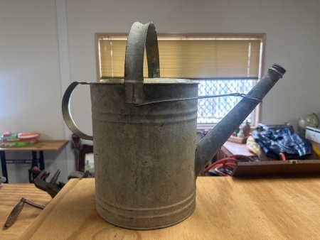 Vintage Willow Galvanised Watering Can