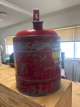Vintage Protectoseal Co Pratt Australia Fuel Can