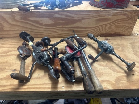 Assortment of Hand Drills
