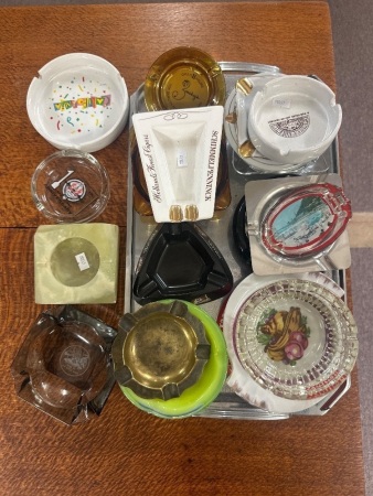 Large Assortment of Ashtrays