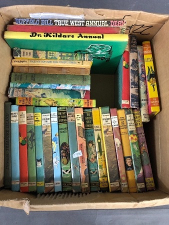 Box Lot of Vintage Hardcover Books