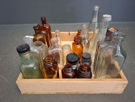 Collection of Small Glass Bottles