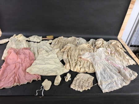 Collection of Vintage Babies Clothing Early 20th Century