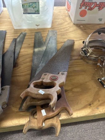 4 Vintage Spears & Jackson Sheffield Handsaws