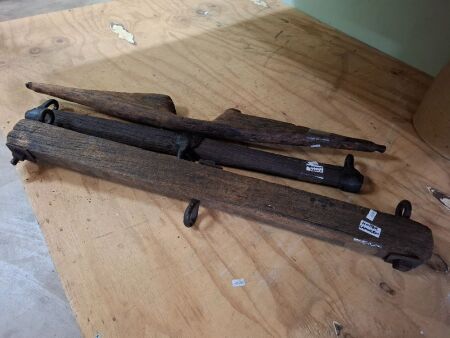 2 Antique Wooden Yokes