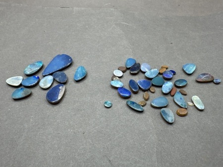 50 & 42 Carats Opal Doublets Gemstones