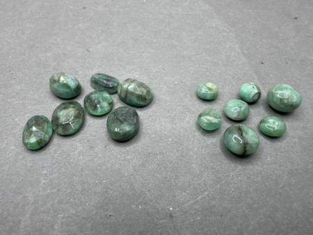 52 Carats of Emerald Gemstones + 20 Carats Emerald Gemstone Beads