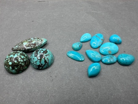 31 & 54 Carats of Turquoise Gemstones