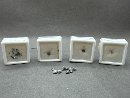 0.15, 0.16 & 0.19 Carat of Diamond Gemstone + 0.32 Carat of Diamond Gemstones + 3.2 Carats Rough Uncut Diamond Gemstones