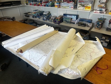 Large Lot of Natural Resources Maps