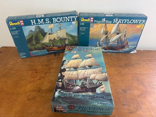 3 x Ship Models