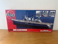 2 x HMS Illustrious Battleship Models - 2